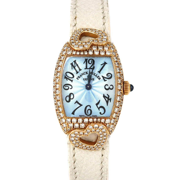 Franck Muller Cintree Curvex Coeur Pink Gold Quartz