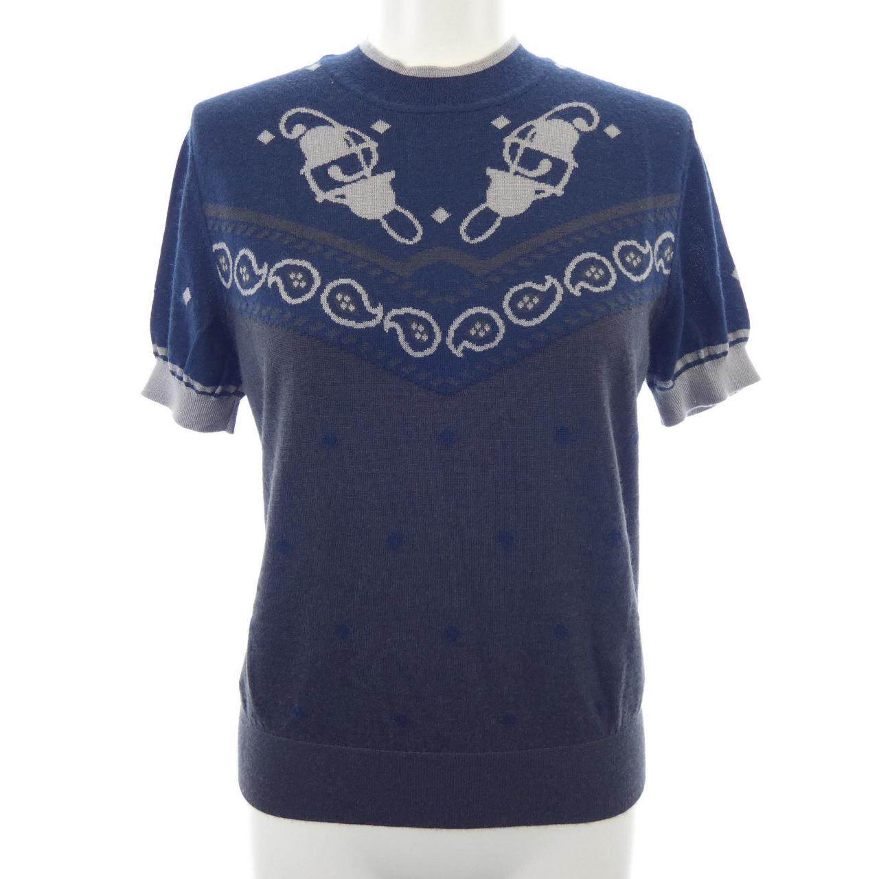 Hermes Silk Cashmere Knit Top