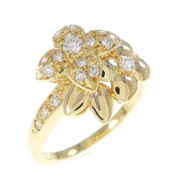 Queen 750 Yellow Gold Diamond Ring