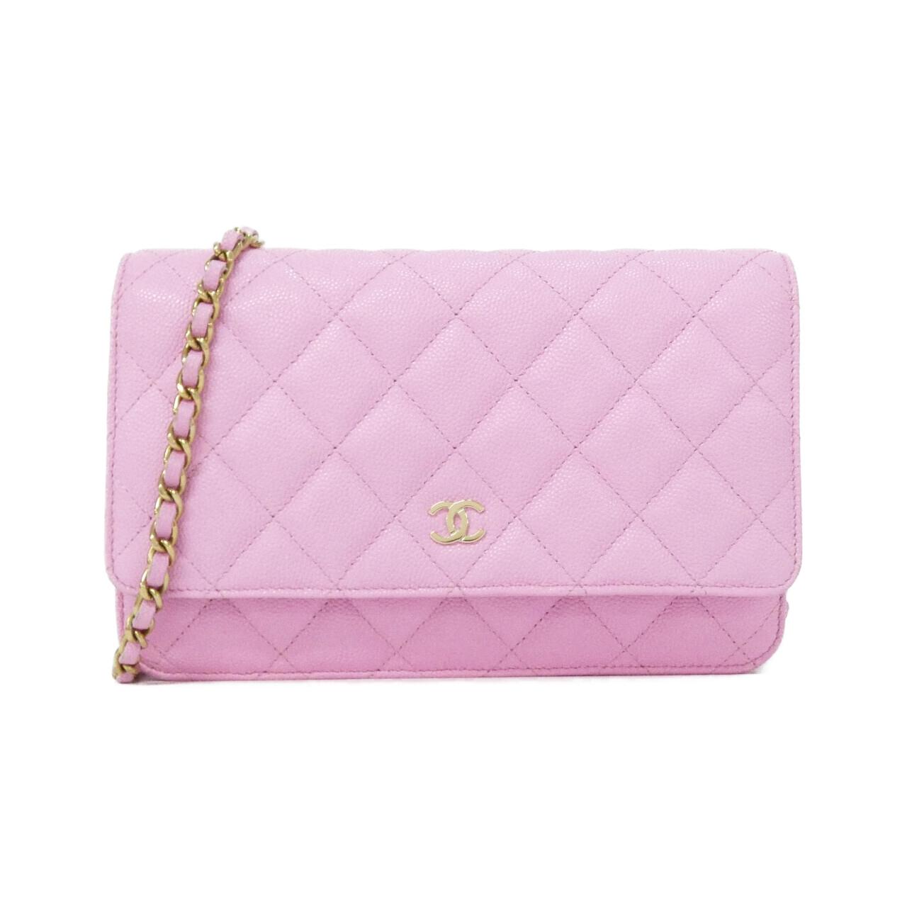 Chanel Timeless Classic Caviar Skin Wallet on Chain