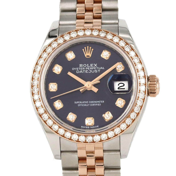 Rolex Datejust Stainless Steel Pink Gold Automatic