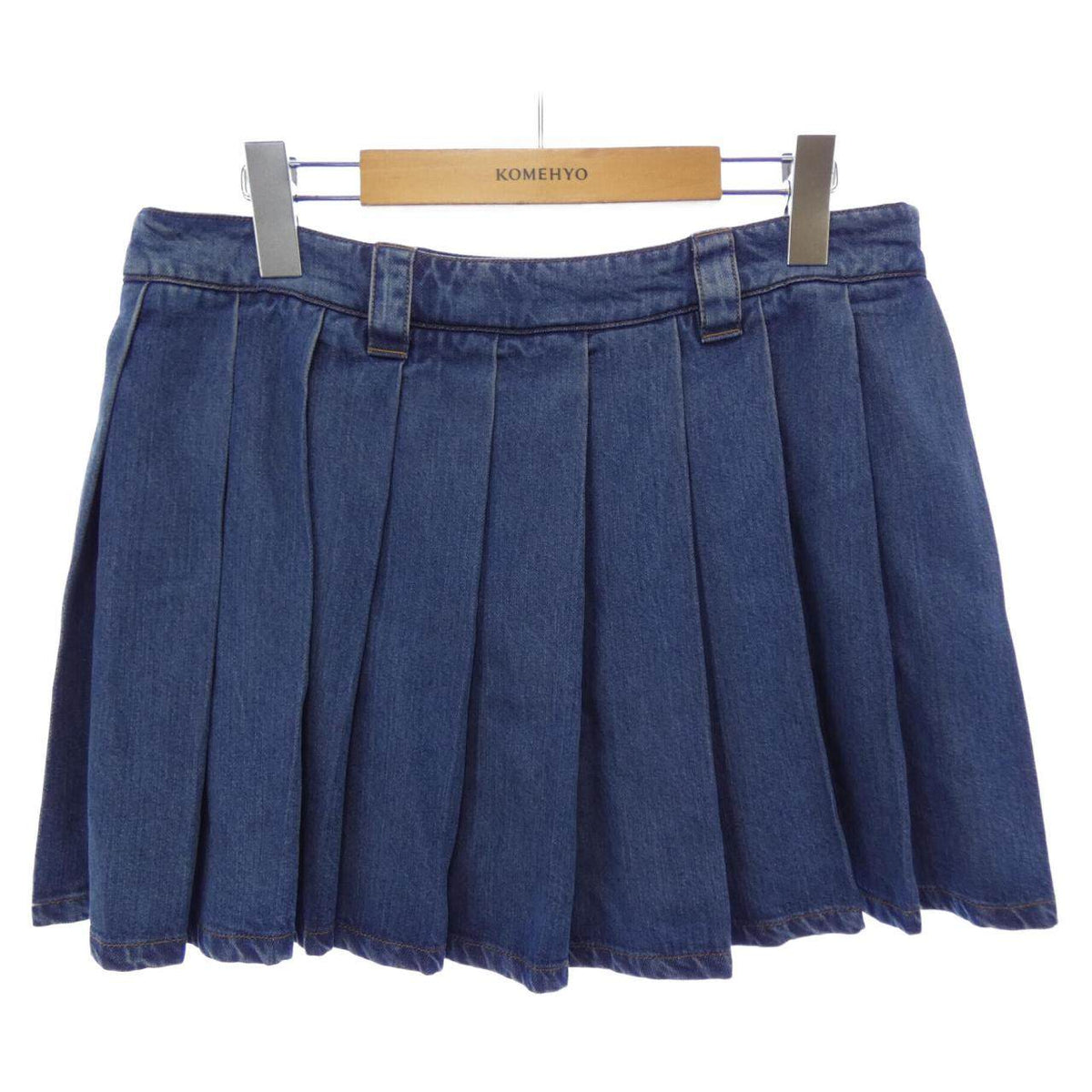 Miu Miu Denim Mini Skirt Skirt