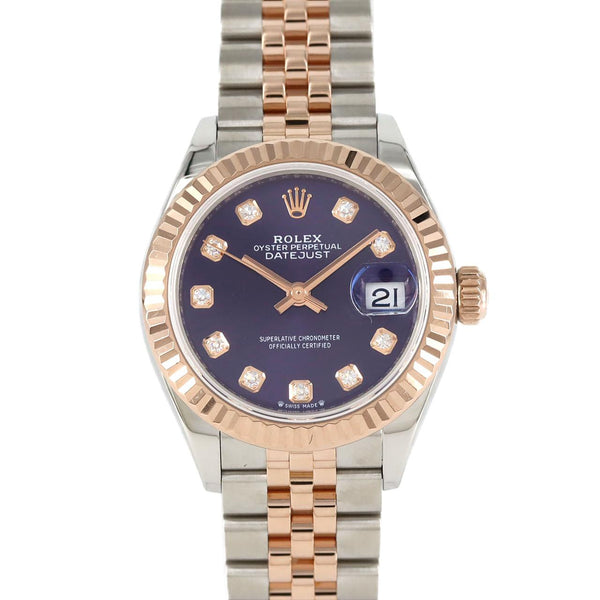 Rolex Datejust Stainless Steel Pink Gold Automatic