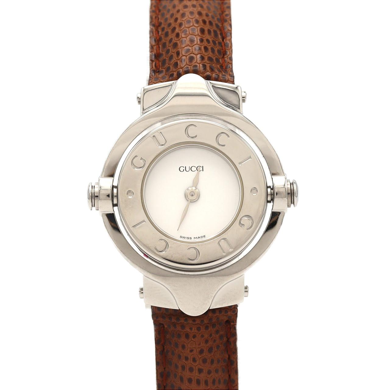 Gucci Turnface Stainless Steel Quartz