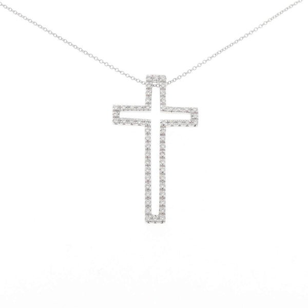 Ponte Vecchio 750 White Gold Diamond Necklace
