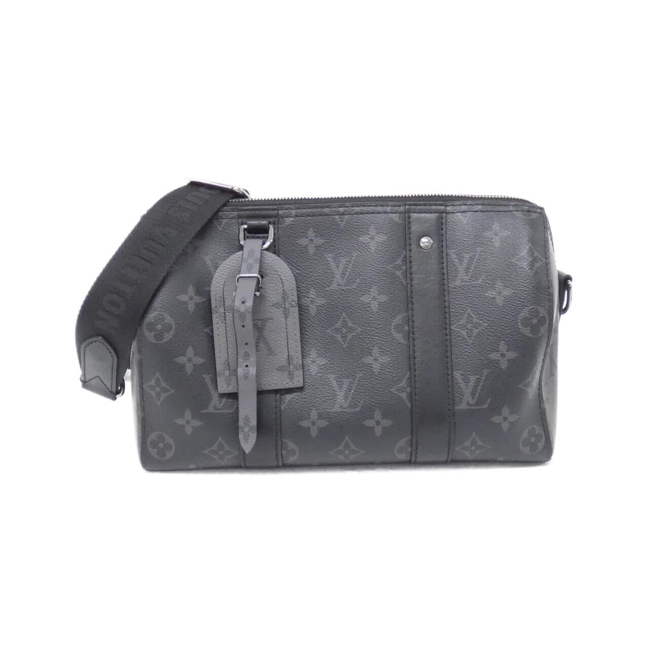 Louis Vuitton Monogram Eclipse Reverse City Keepall Coated Canvas Shoulder Bag