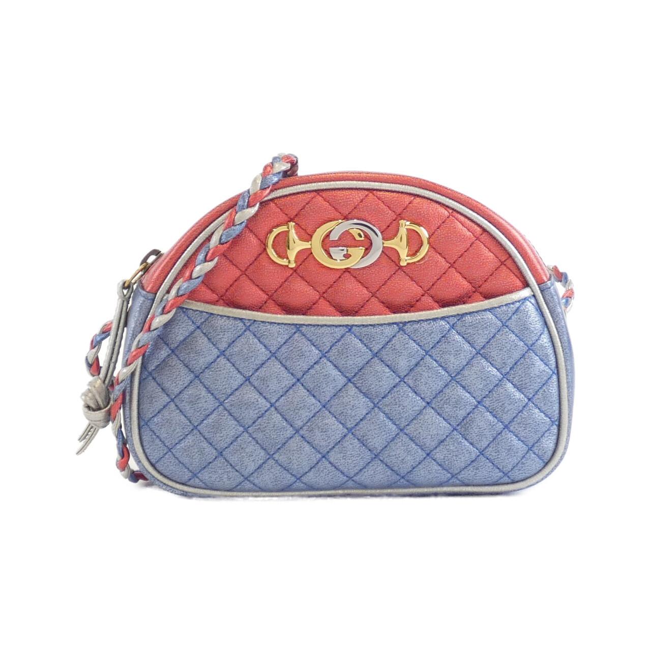 Gucci Laminated Leather Shoulder Bag