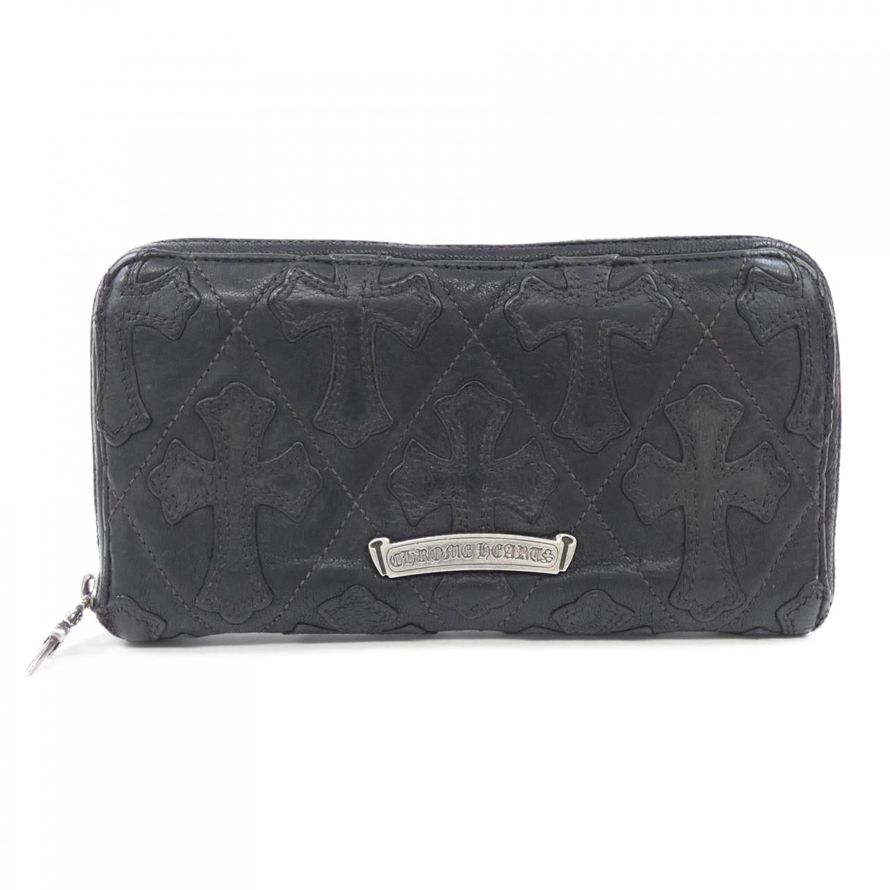 Chrome Hearts REC F ZIP CEME QWLT 925 Wallet