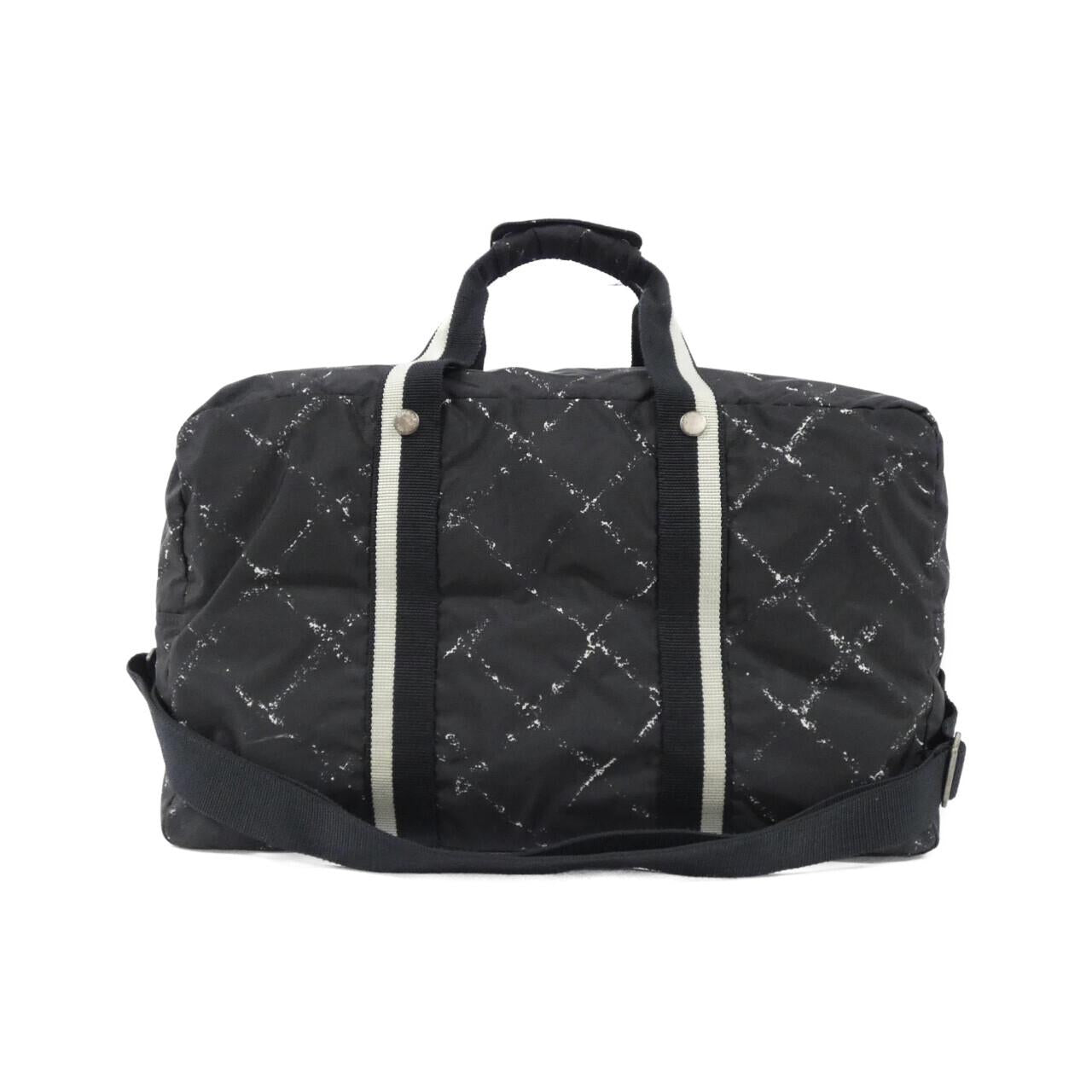 Chanel Travel Line Nylon Boston Bag