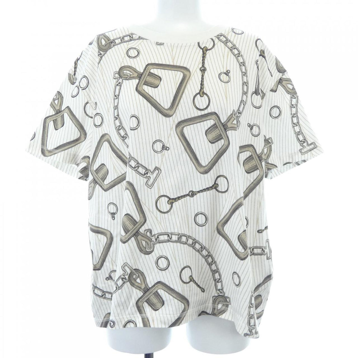 Hermes Kaleidoscope Effet Cotton T Shirt