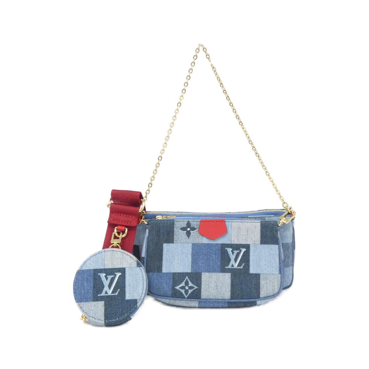 Louis Vuitton Denim Monogram Multi Pochette Accessories shoulder bag