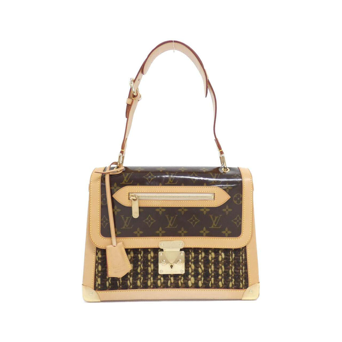 Louis Vuitton Monogram Tweed Tweedy Zip bag