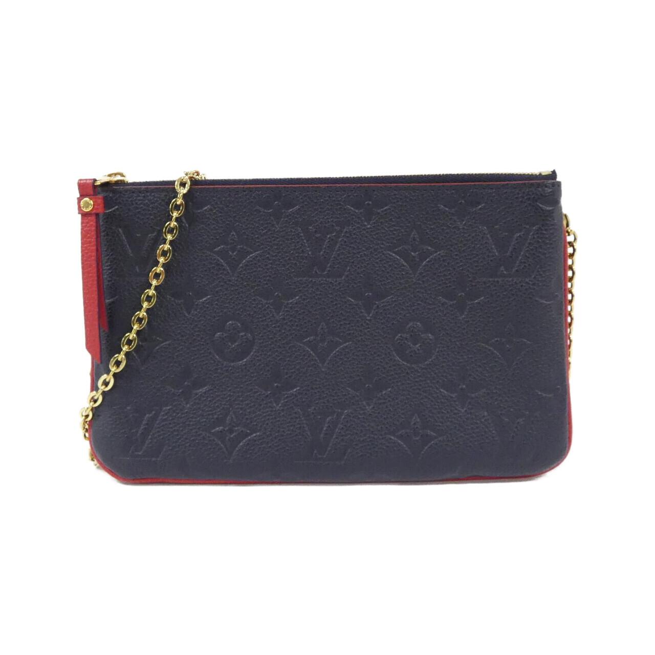 Louis Vuitton Pochette Double Zip Monogram Empreinte Shoulder Bag