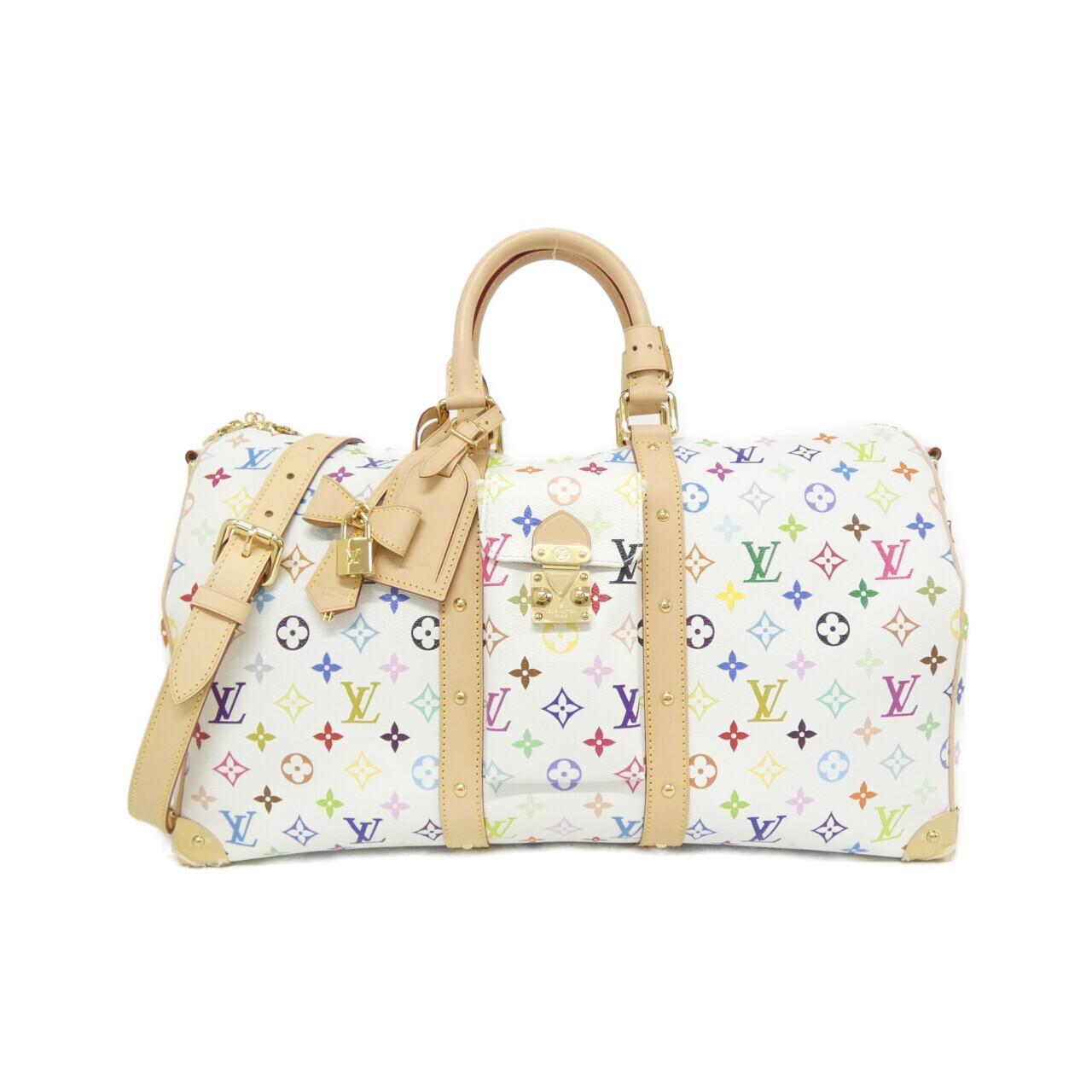 Louis Vuitton Multicolore Keepall Bandouliere Coated Canvas Boston Bag