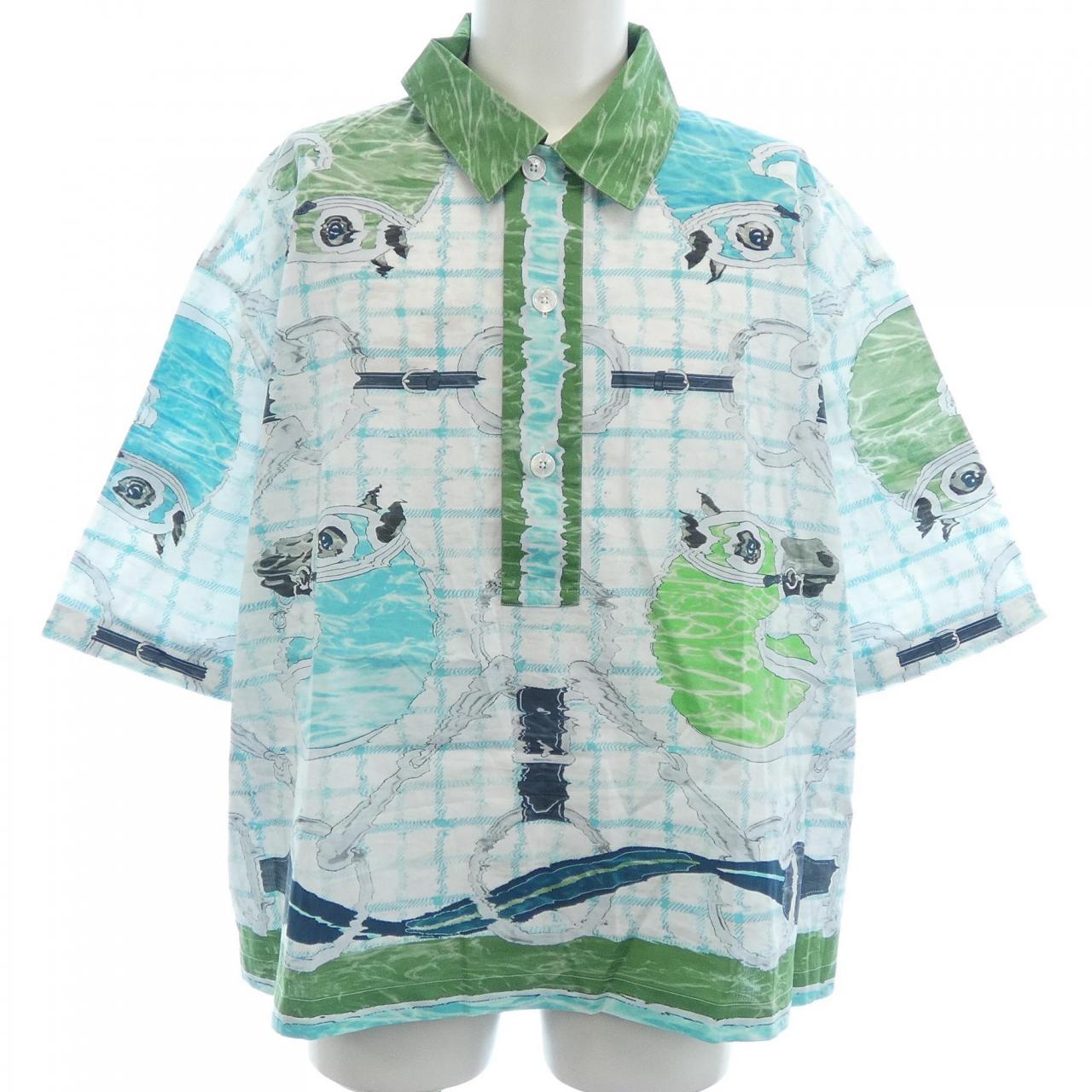 Hermes Tatersale Remix Bis Short Sleeve Shirt