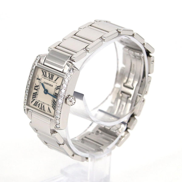 Cartier Tank Francaise White Gold Quartz