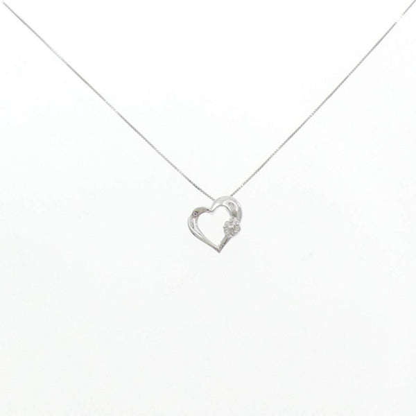 Au585 Au417 Diamond Heart Necklace