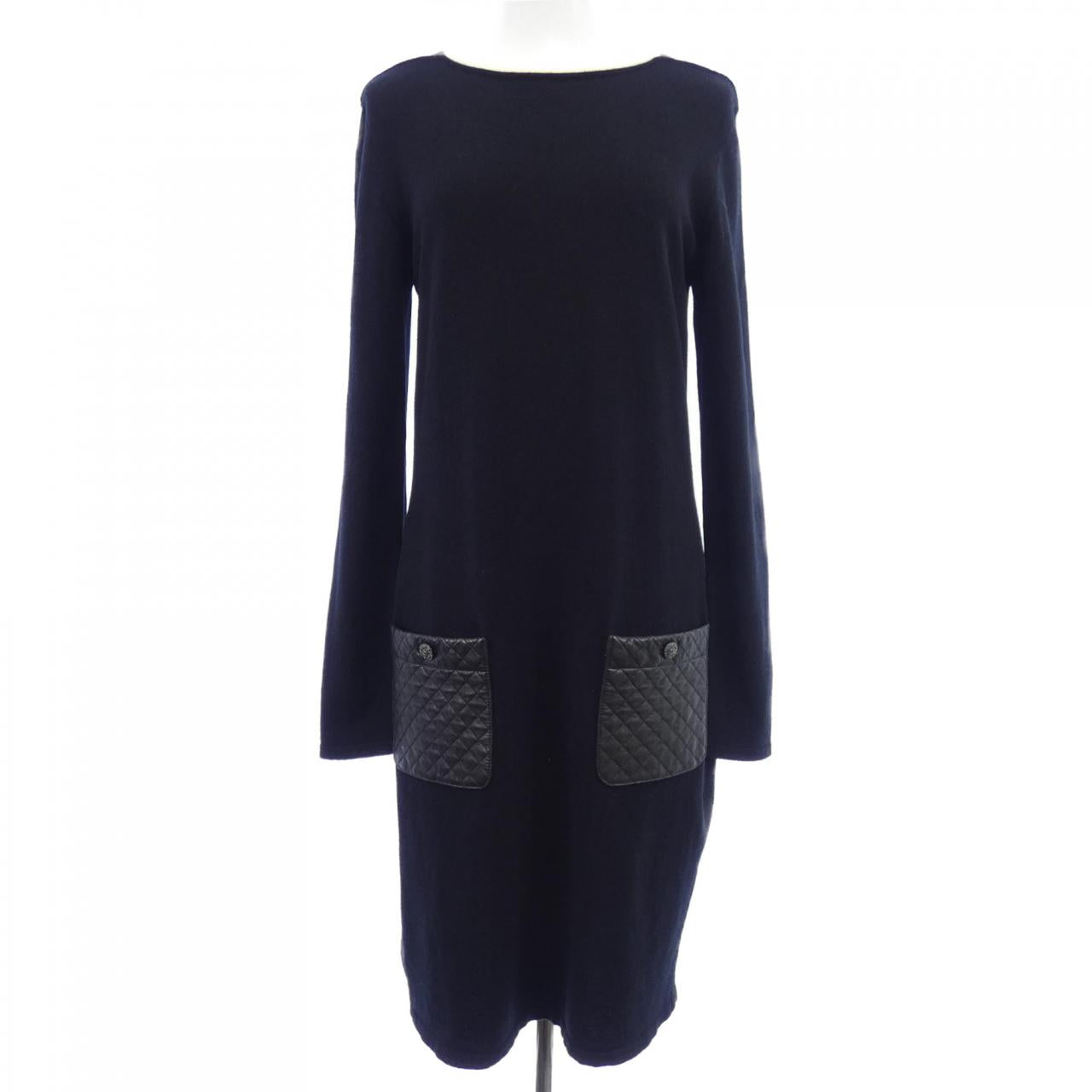 Chanel P44396W05180 Cashmere Blend Dress