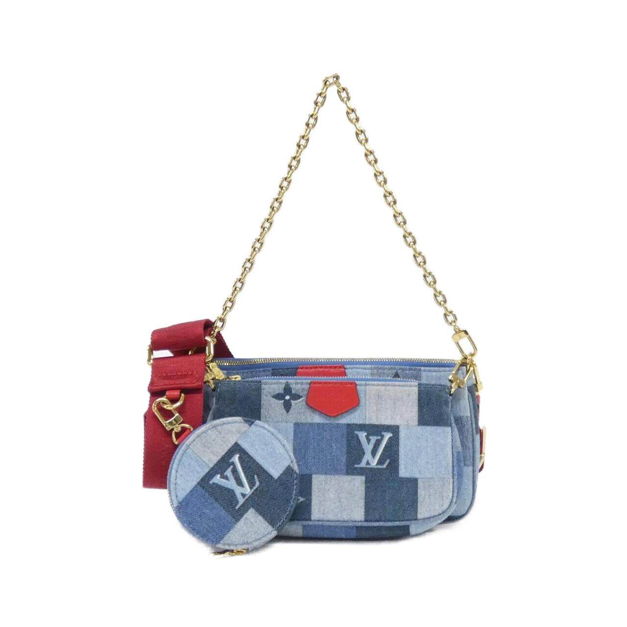 Louis Vuitton Denim Monogram Multi Pochette Accessoires Shoulder Bag