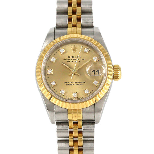 Rolex Datejust Stainless Steel Gold Automatic