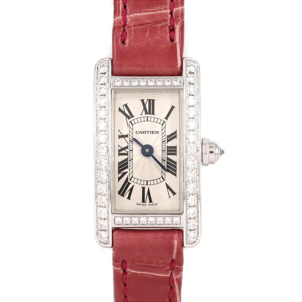 Cartier Mini Tank American White Gold Quartz