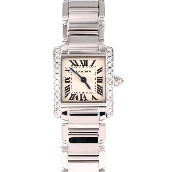 Cartier Tank Francaise White Gold Quartz