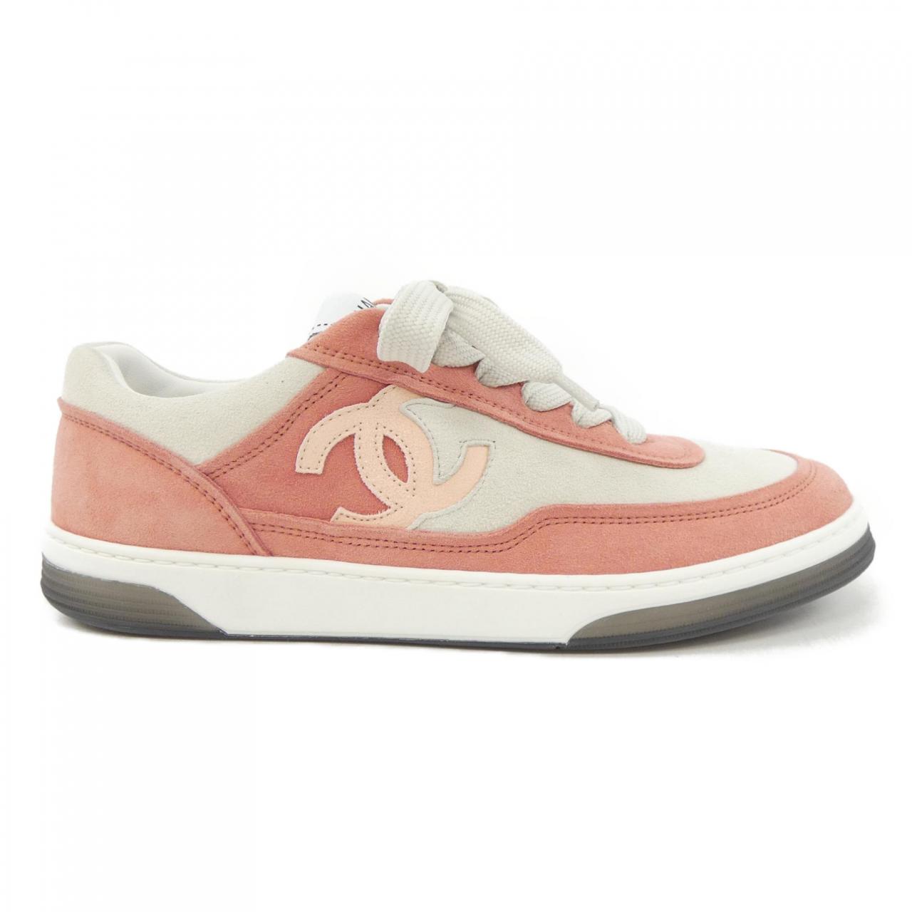 Chanel Suede Calfskin Sneakers