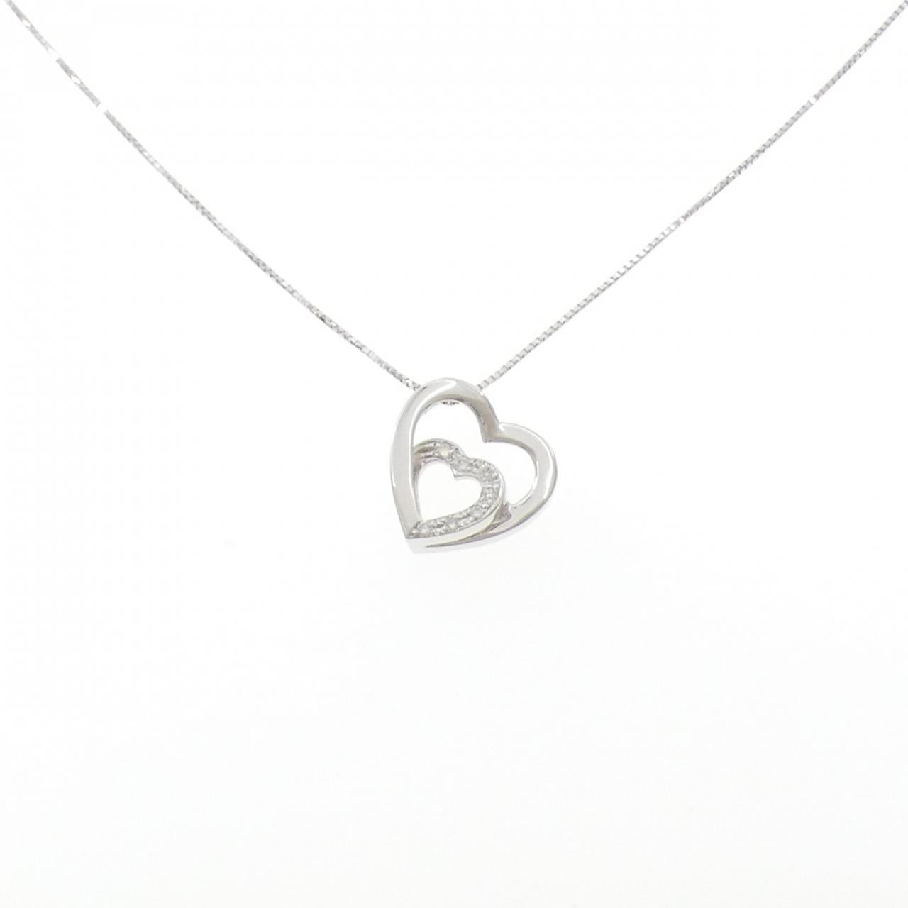Au750 Heart Diamond Necklace