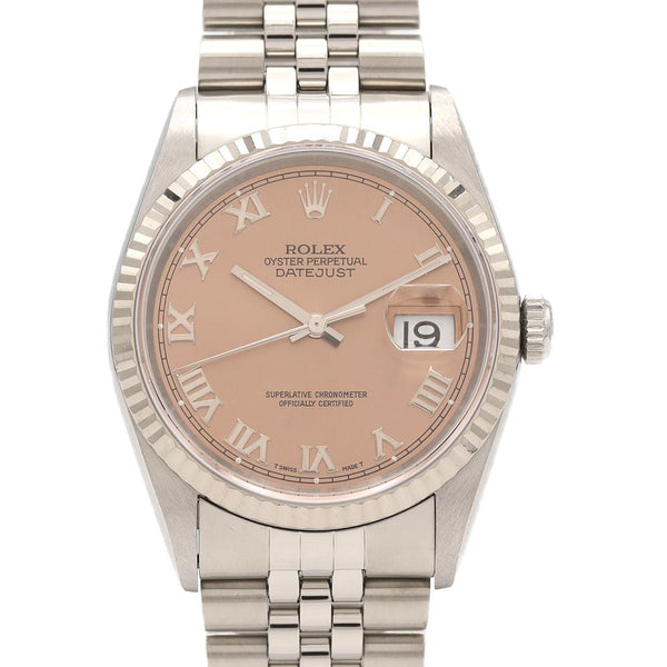 Rolex Datejust Stainless Steel White Gold Watch