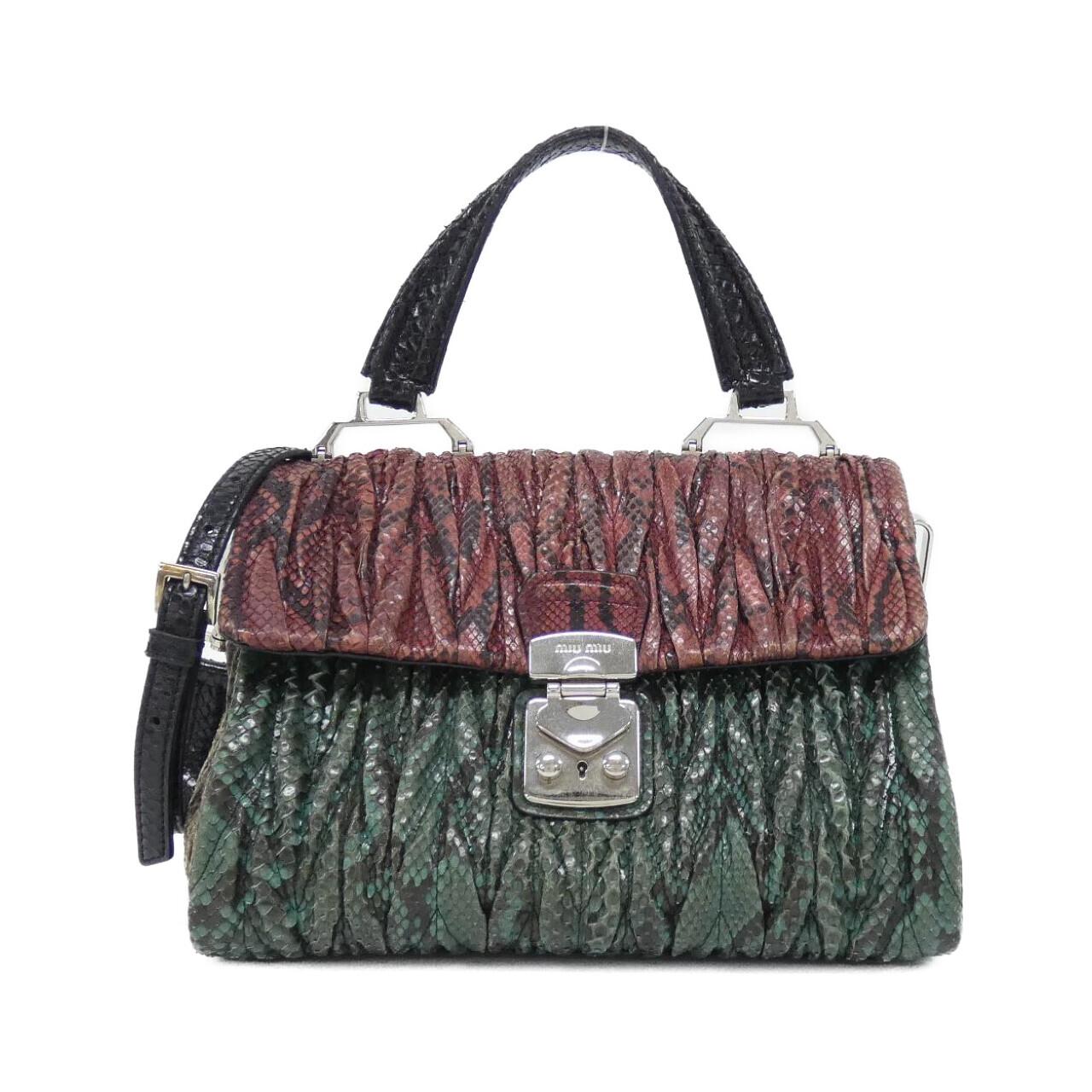 Miu Miu Pitone Patch Bag