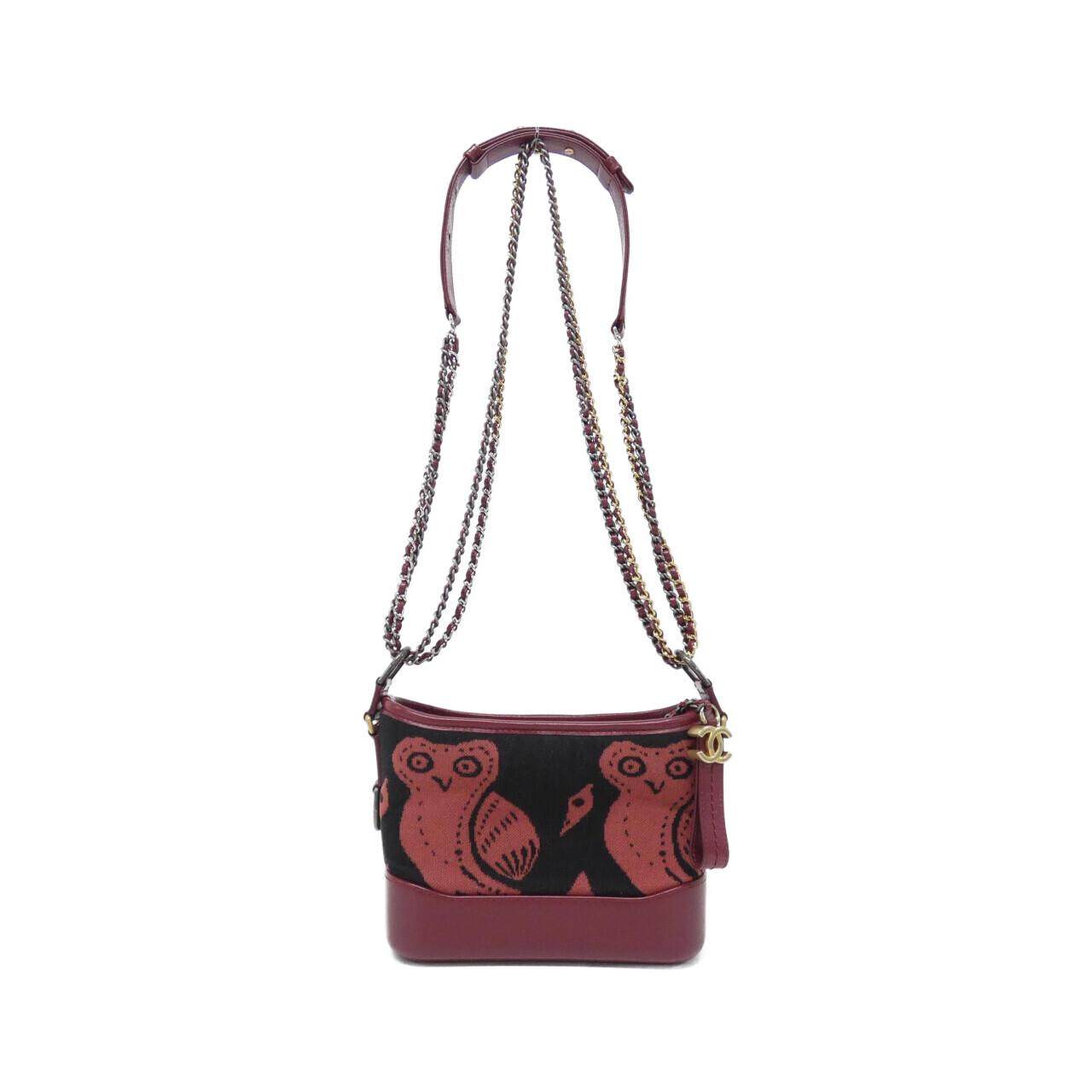 Chanel Gabrielle Canvas Calf Shoulder Bag