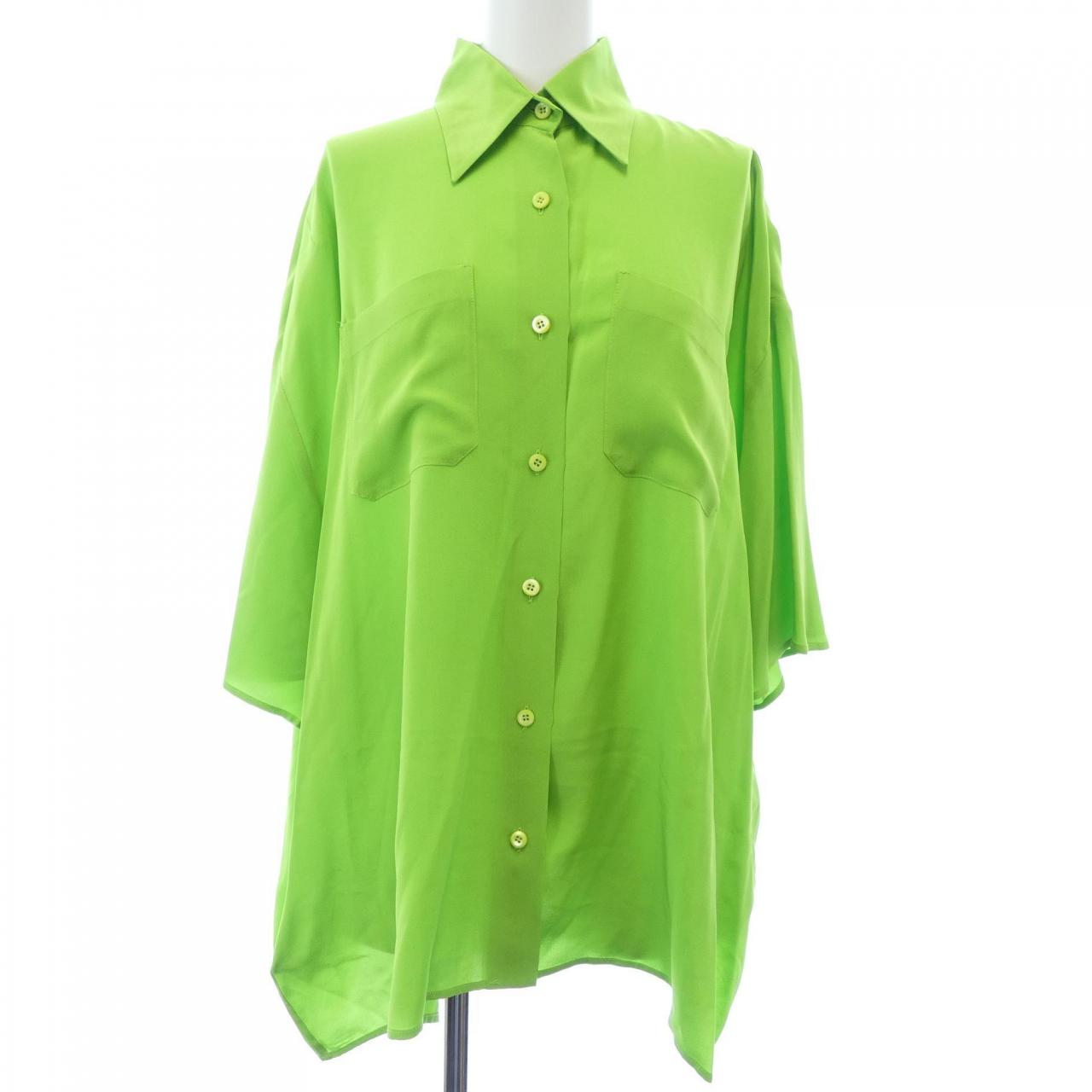 Miu Miu Silk Short Sleeve Shirt