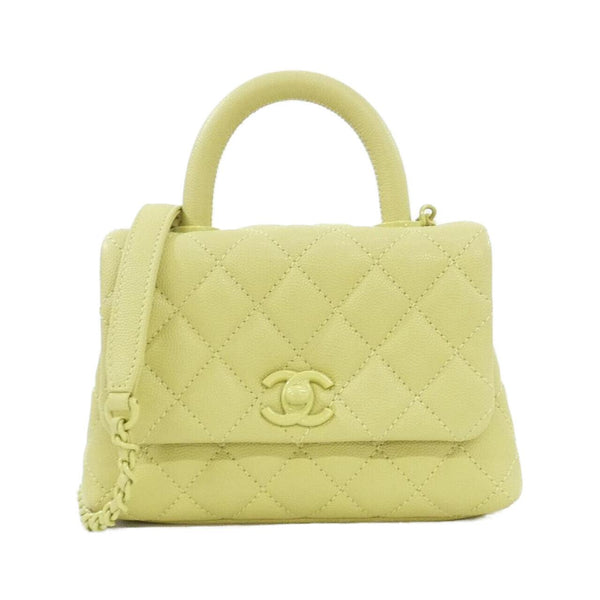 Chanel Coco Handle Grained Calfskin Handbag