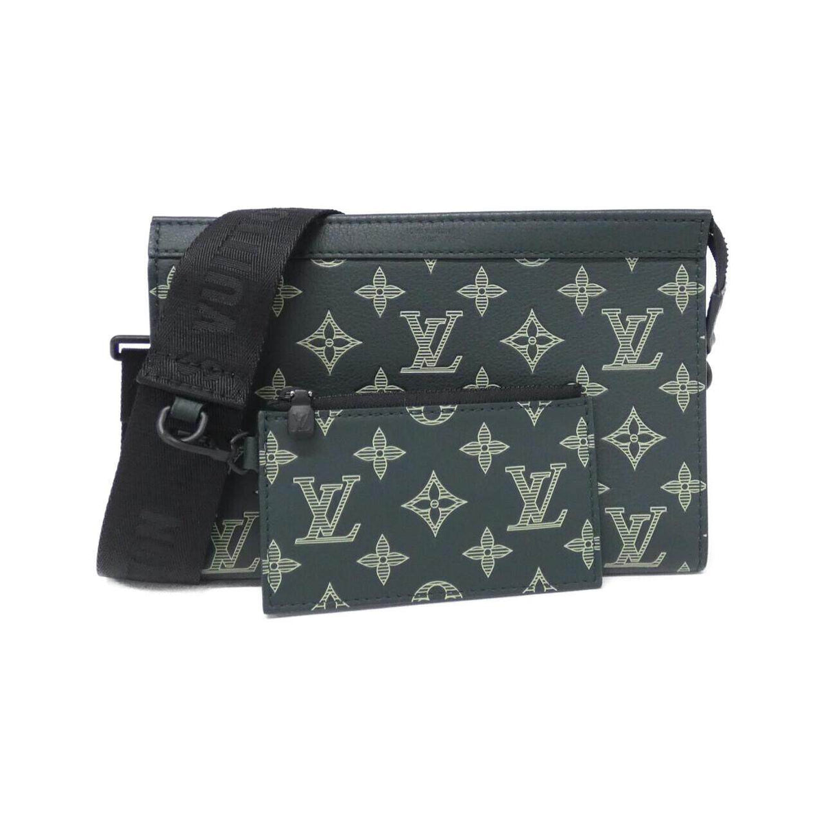 Louis Vuitton Monogram Shadow Gaston Wearable Wallet Shoulder Bag