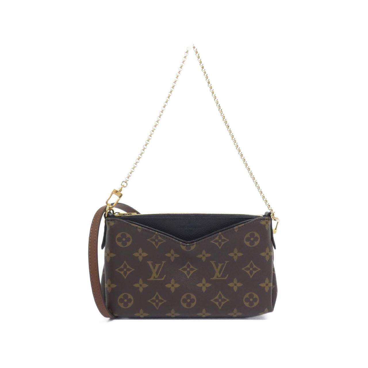 Louis Vuitton Monogram Palas Clutch Shoulder Bag