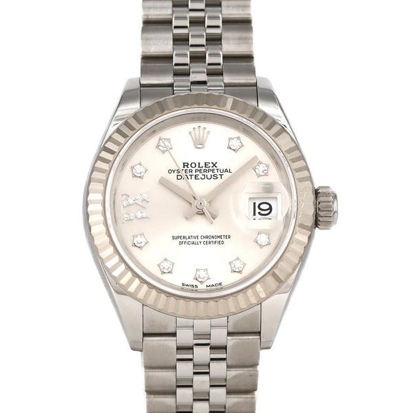 Rolex Datejust Stainless Steel White Gold Watch
