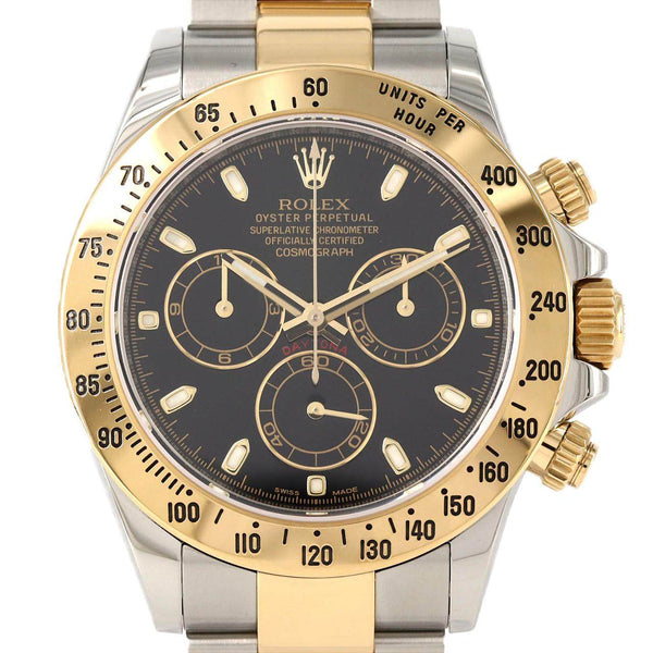 Rolex Daytona Stainless Steel Yellow Gold Chronograph