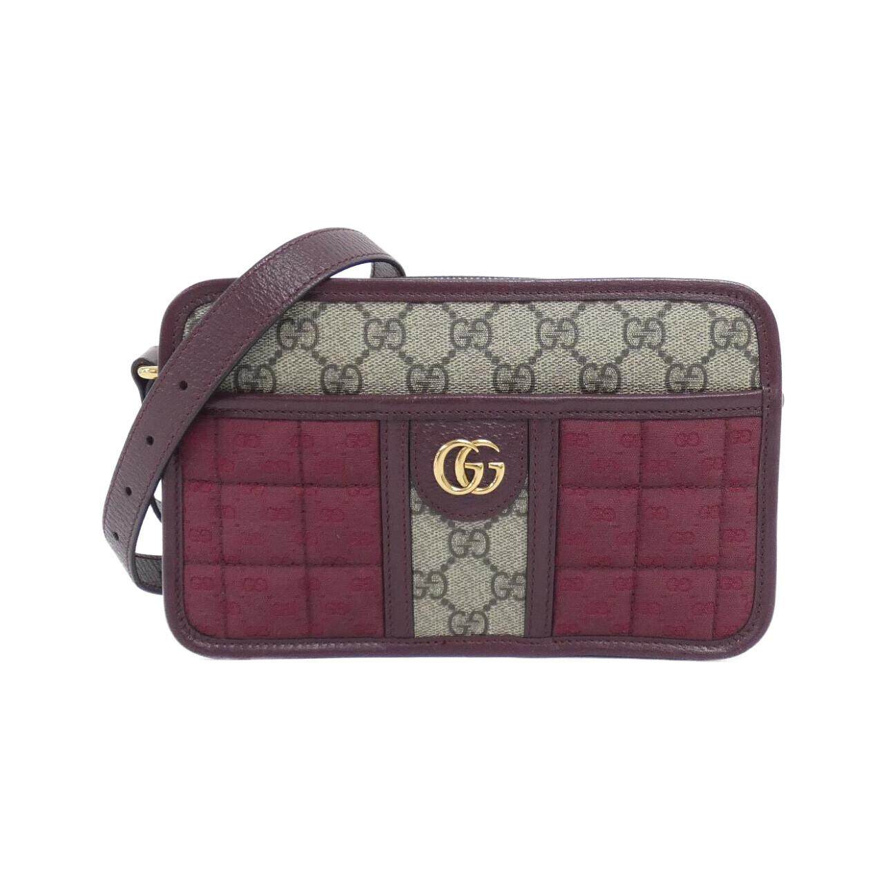 Gucci GG Supreme Mini GG Quilted Canvas Shoulder Bag