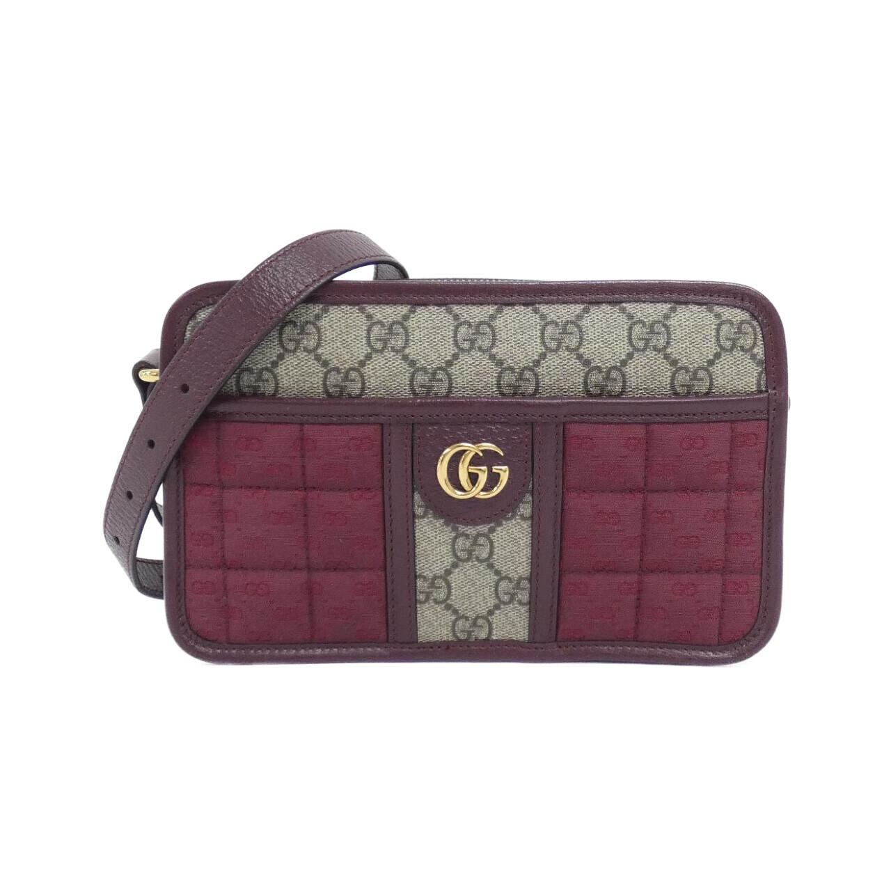 Gucci GG Supreme Mini GG Quilted Canvas Shoulder Bag