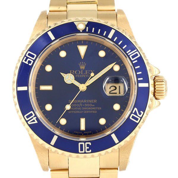 Rolex Submariner Yellow Gold Automatic