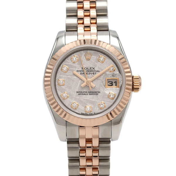 Rolex Datejust Stainless Steel Pink Gold Automatic