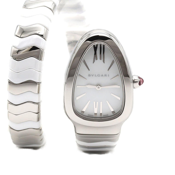 Bvlgari Serpenti Spiga Stainless Steel Quartz