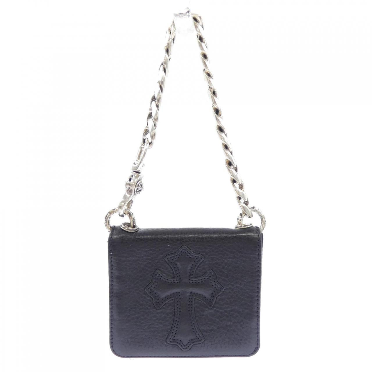 Chrome Hearts TV MAN Leather Wallet