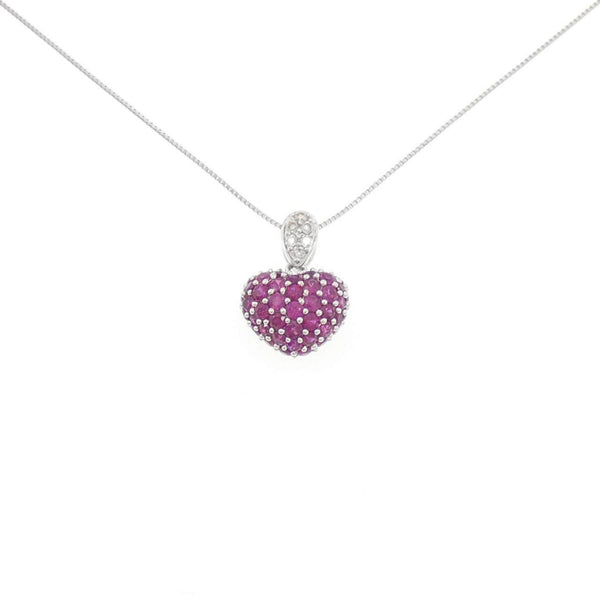 Kasahara Masumi Au750 Ruby Diamond Necklace