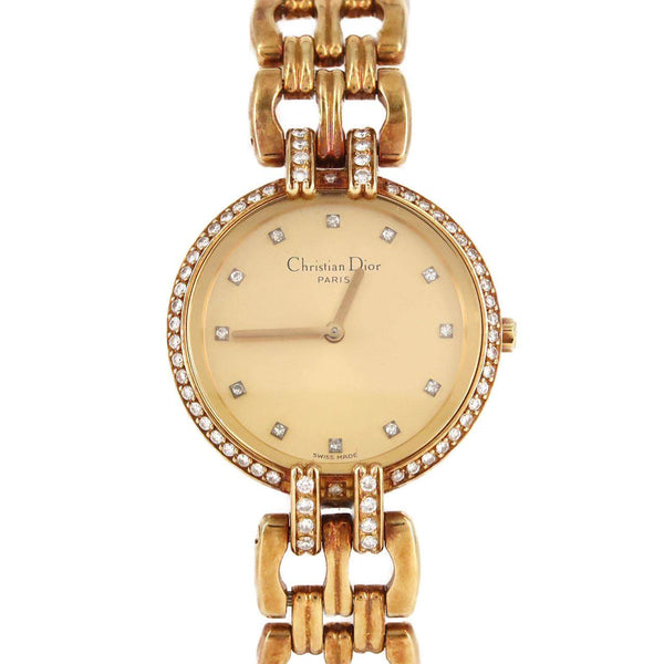 Christian Dior Bagheera Yellow Gold Quartz