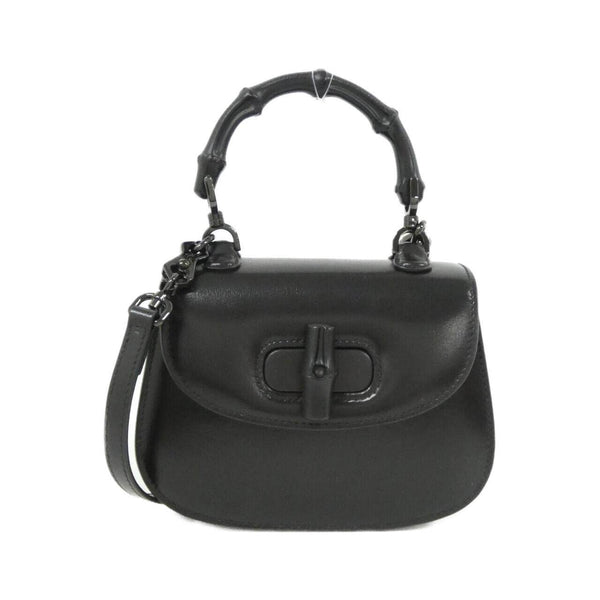 Gucci GUCCI BAMBOO 1947 Leather Shoulder Bag