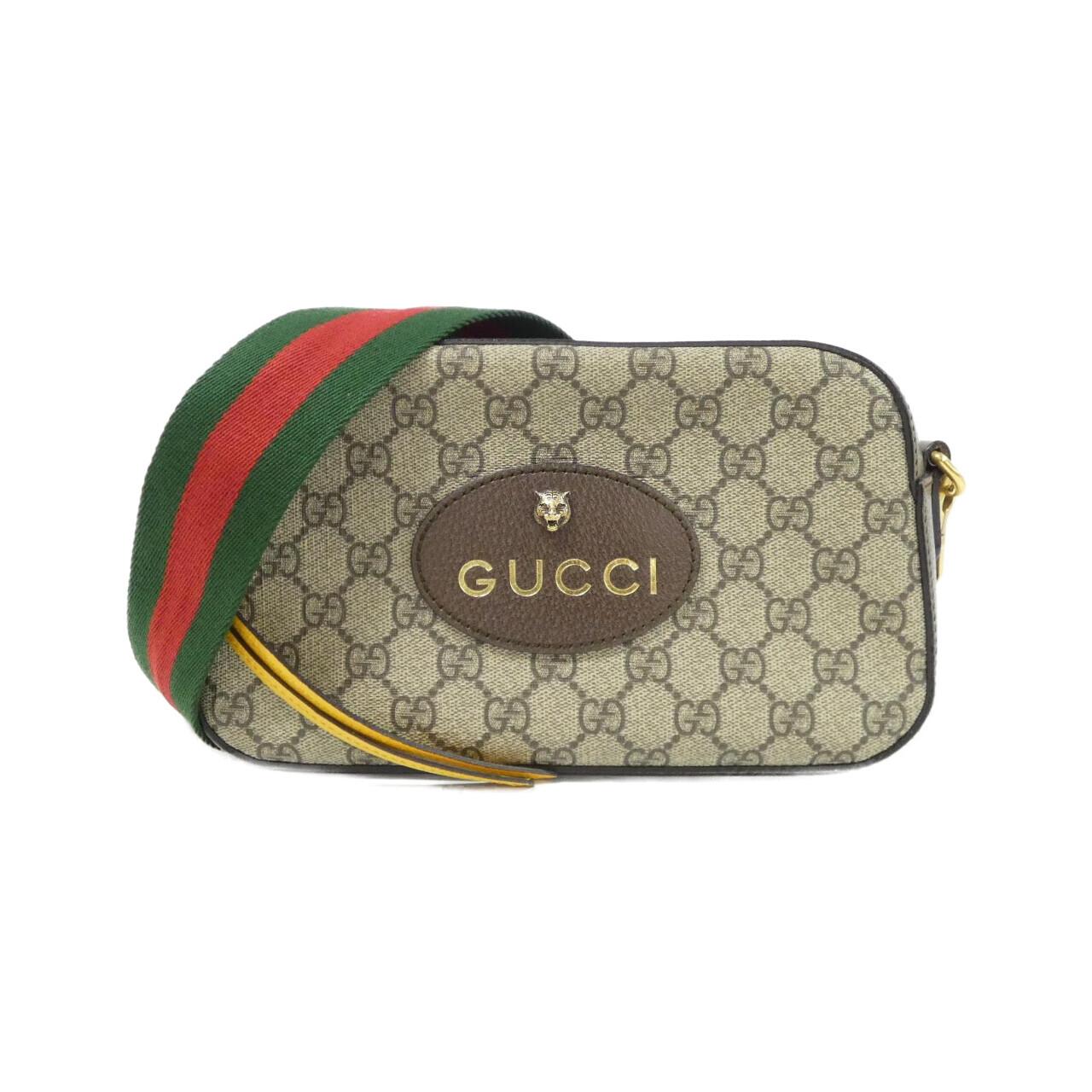 Gucci Neo Vintage GG Supreme Leather Shoulder Bag