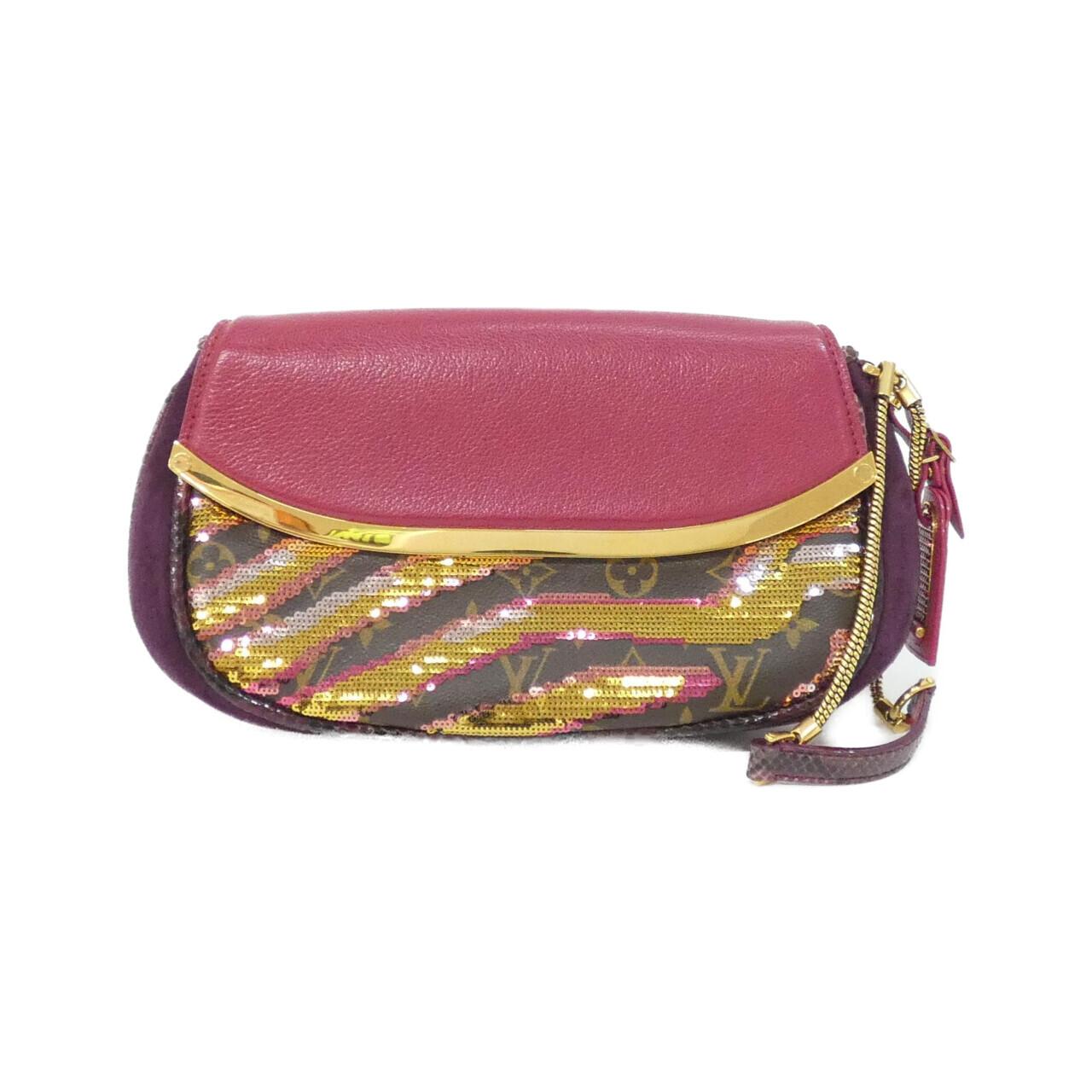 Louis Vuitton Monogram Sauvage Tiger Clutch Bag
