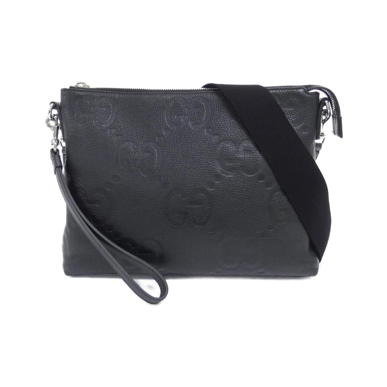Gucci Jumbo GG Leather Shoulder Bag