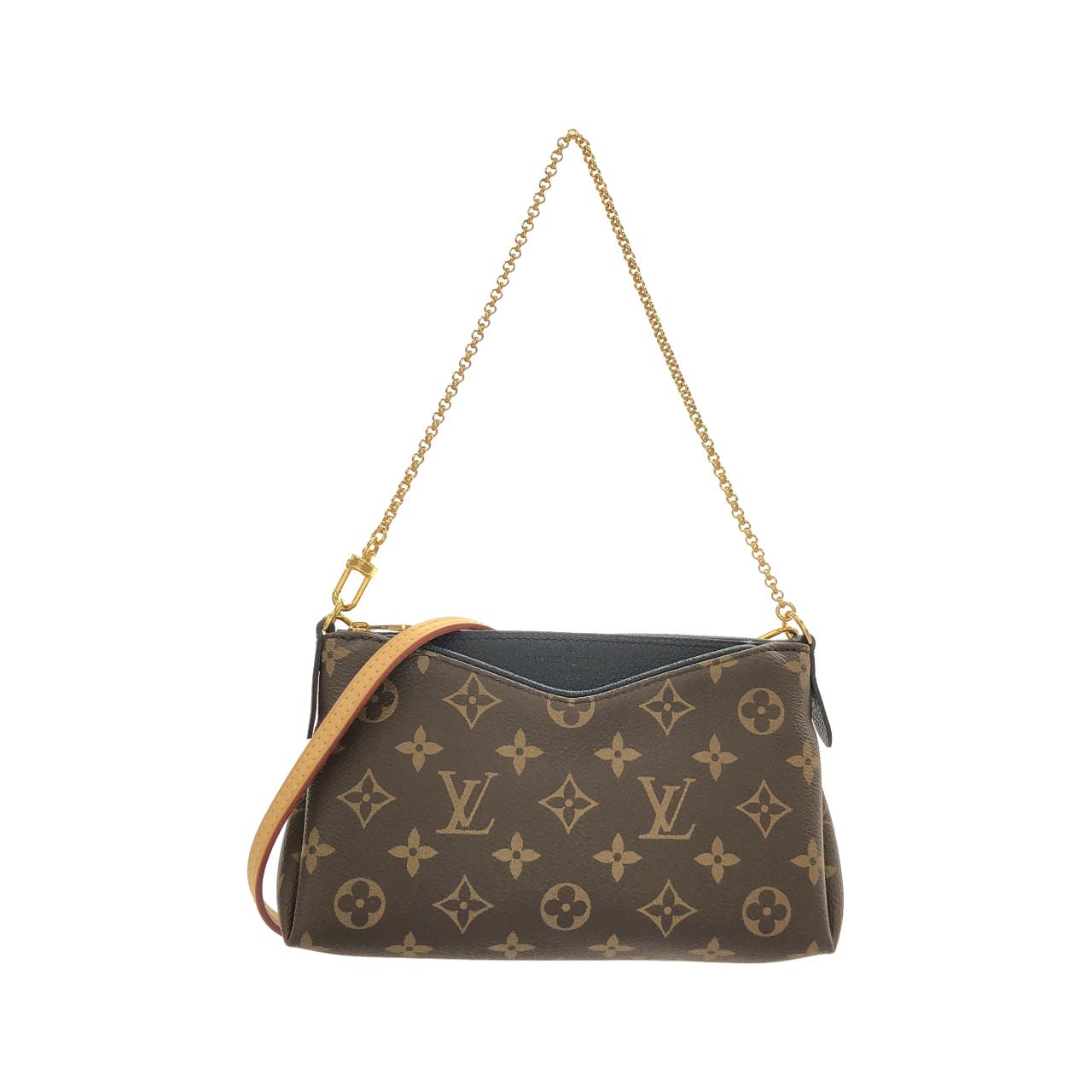 Louis Vuitton Pallas Clutch Monogram Shoulder Bag